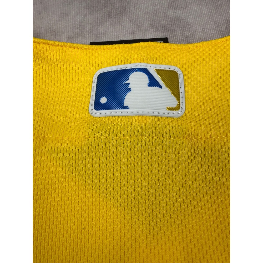 Nike Boston Red Sox City Connect Authentic Yellow Jersey Men's Sz 48 (L) MLB 617 - Picture 9 of 15